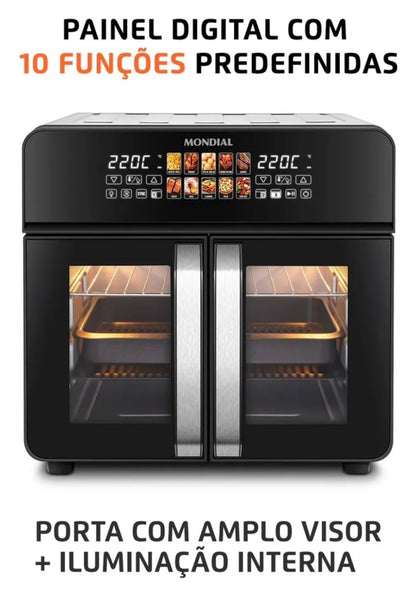 Air Fryer Forno 25L French Door Mondial - AFDO-25L-FD