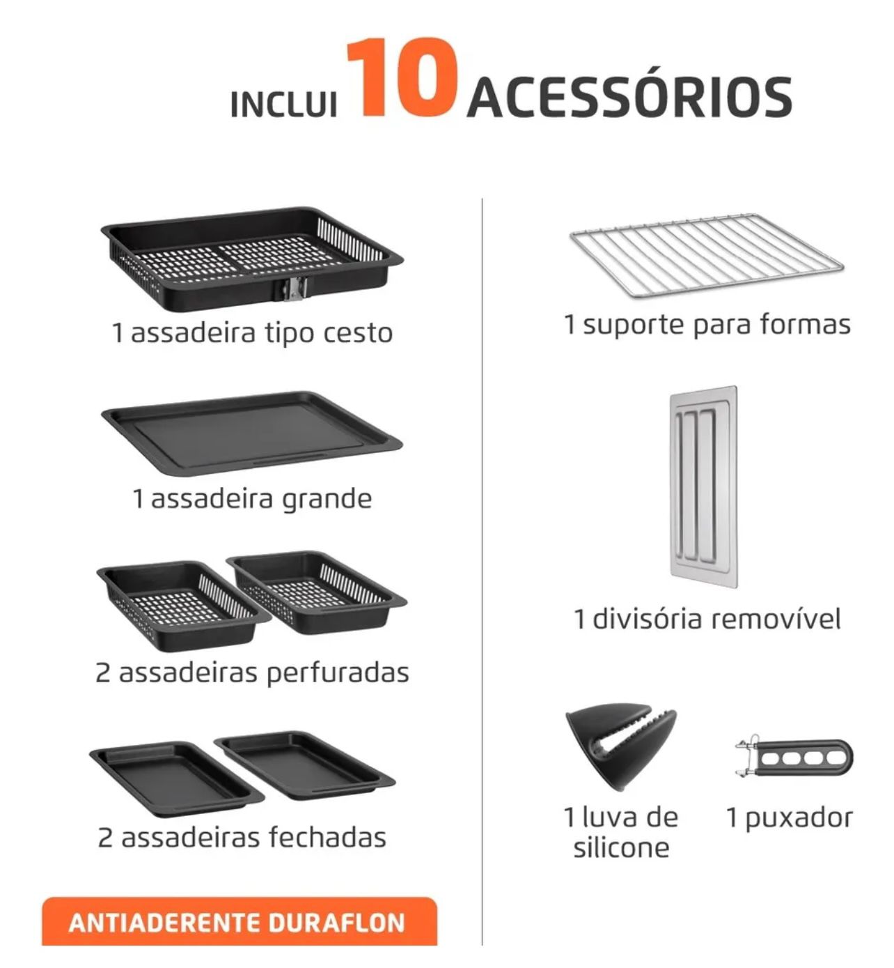 Air Fryer Forno 25L French Door Mondial - AFDO-25L-FD