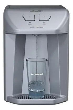 Purificador De Água Premium Compressor Prata 110v - Alcalino - Acquabios