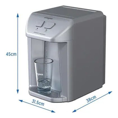 Purificador De Água Premium Compressor Prata 110v - Alcalino - Acquabios
