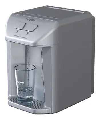 Purificador De Água Premium Compressor Prata 110v - Alcalino - Acquabios