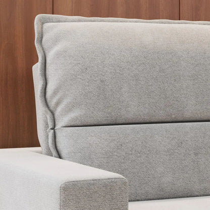 Sofá 4 lugares Madri Retrátil e Reclinável Linho Cinza 240cm